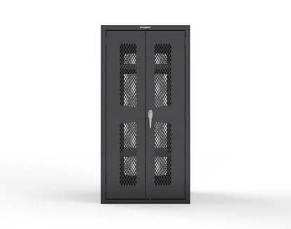 Heavy Duty 18 GA Ventilated Cabinet - 36 in. W x 24 in. D x 72 in. H - 36-VBS-243-P-9005
