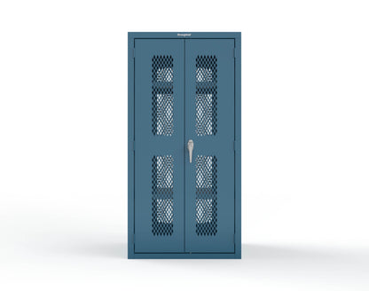 Heavy Duty 18 GA Ventilated Cabinet - 36 in. W x 24 in. D x 72 in. H - 36-VBS-243-P-5001