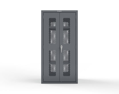 Heavy Duty 18 GA Ventilated Cabinet - 36 in. W x 24 in. D x 72 in. H - 36-VBS-243-P-7024