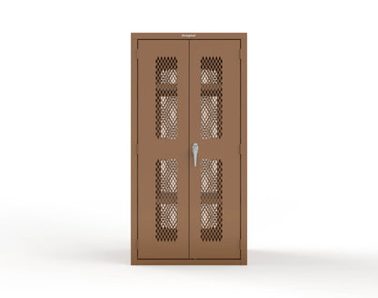 Heavy Duty 18 GA Ventilated Cabinet - 36 in. W x 24 in. D x 72 in. H - 36-VBS-243-P-8008