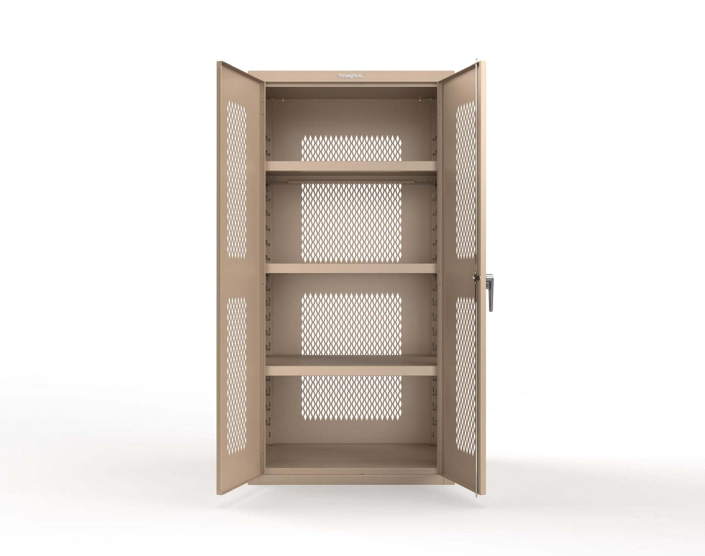 Heavy Duty 18 GA Ventilated Cabinet - 36 in. W x 24 in. D x 72 in. H - 36-VBS-243-P-1019