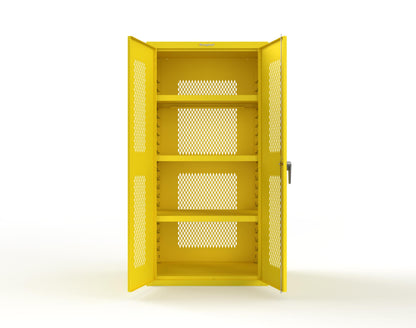 Heavy Duty 18 GA Ventilated Cabinet - 36 in. W x 24 in. D x 72 in. H - 36-VBS-243-P-1021