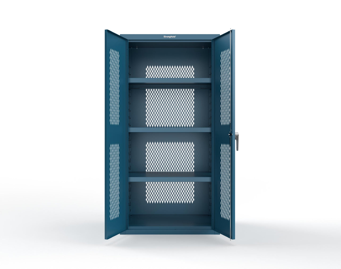 Heavy Duty 18 GA Ventilated Cabinet - 36 in. W x 24 in. D x 72 in. H - 36-VBS-243-P-5001