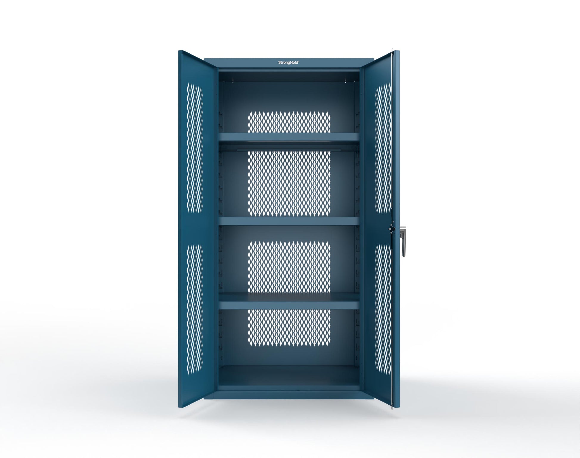 Heavy Duty 18 GA Ventilated Cabinet - 36 in. W x 24 in. D x 72 in. H - 36-VBS-243-P-5001