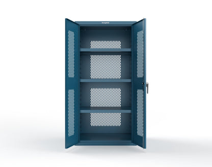 Heavy Duty 18 GA Ventilated Cabinet - 36 in. W x 24 in. D x 72 in. H - 36-VBS-243-P-5001