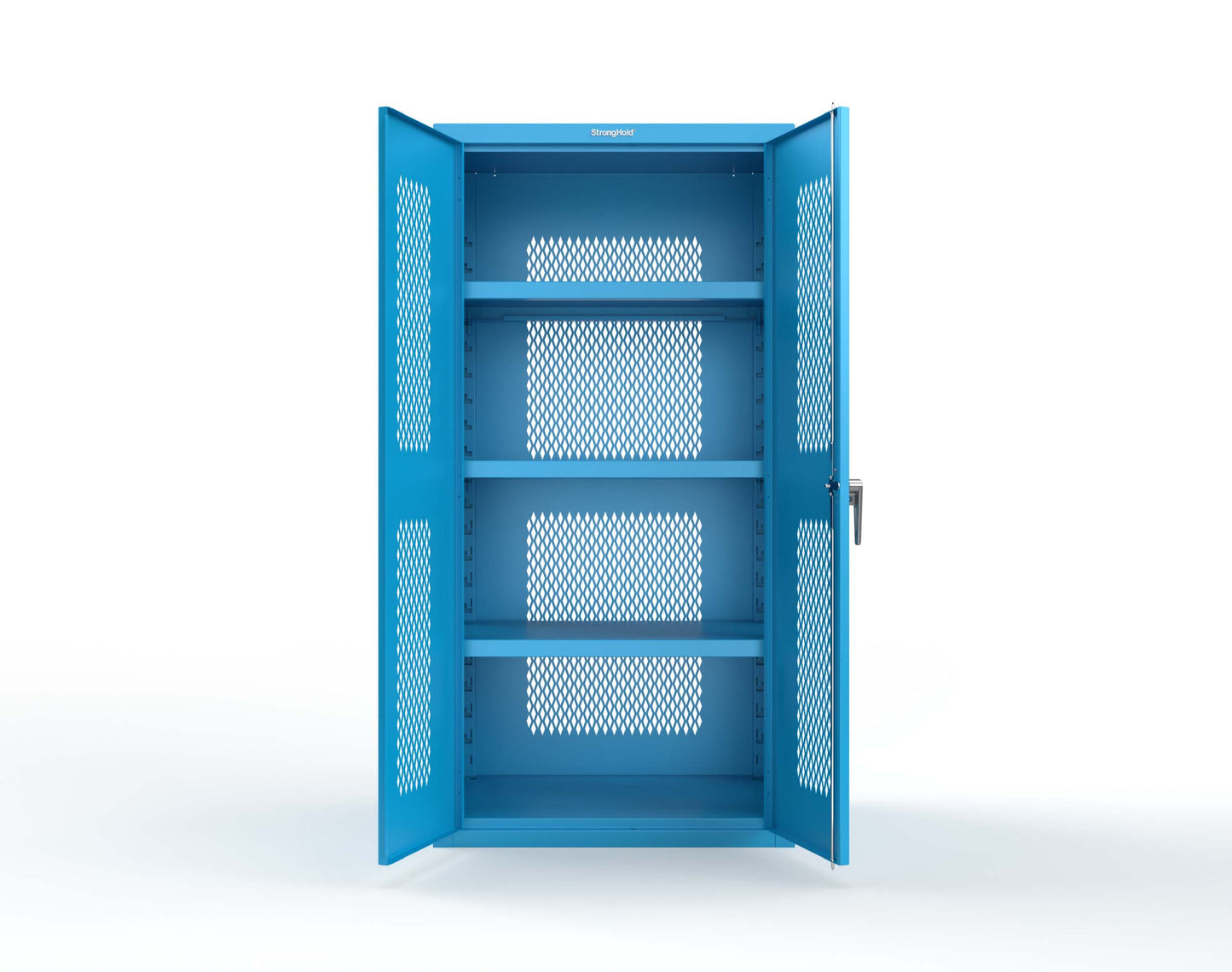 Heavy Duty 18 GA Ventilated Cabinet - 36 in. W x 24 in. D x 72 in. H - 36-VBS-243-P-5012