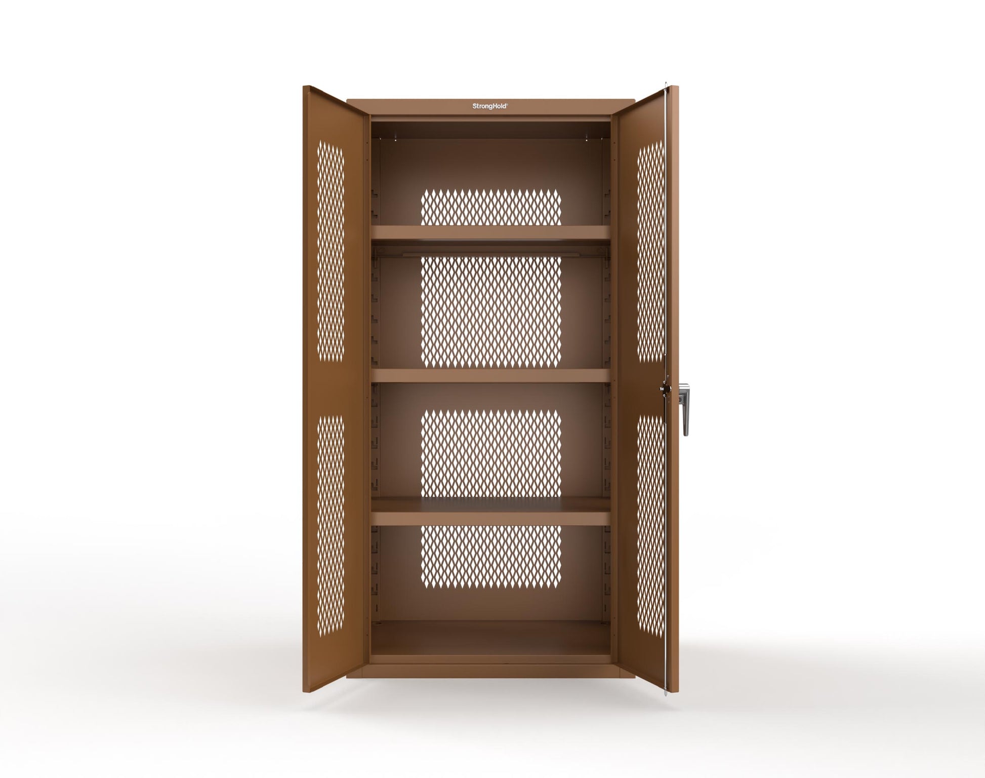 Heavy Duty 18 GA Ventilated Cabinet - 36 in. W x 24 in. D x 72 in. H - 36-VBS-243-P-8008