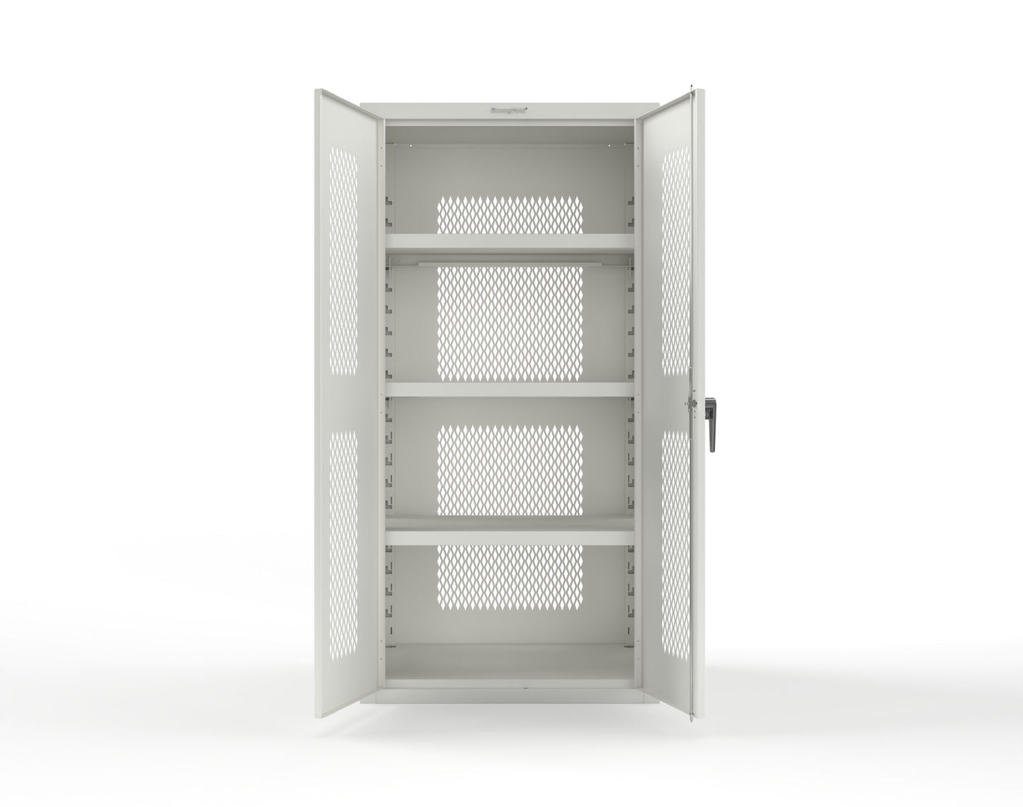 Heavy Duty 18 GA Ventilated Cabinet - 36 in. W x 24 in. D x 72 in. H - 36-VBS-243-P-9003