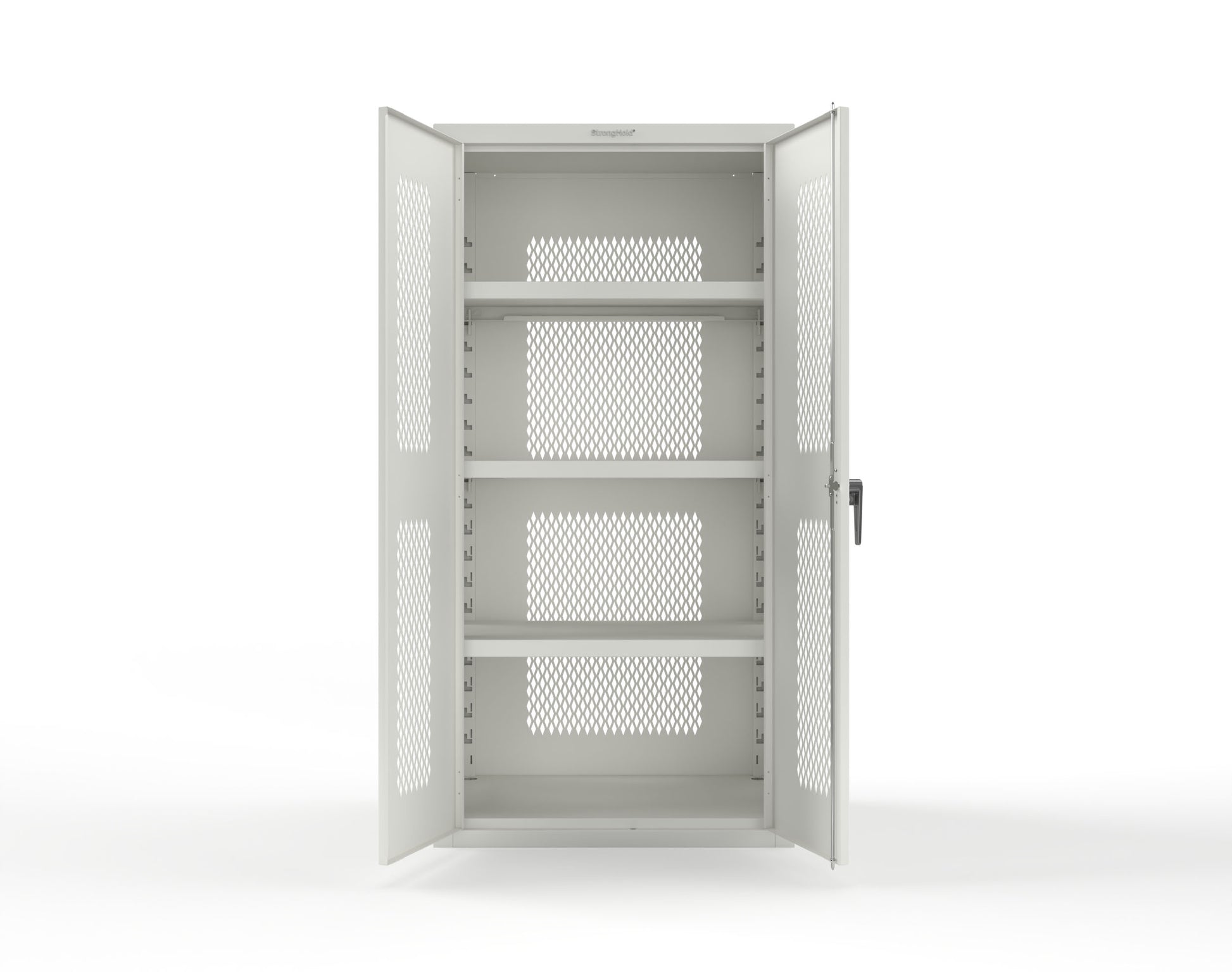 Heavy Duty 18 GA Ventilated Cabinet - 36 in. W x 24 in. D x 72 in. H - 36-VBS-243-P-9003