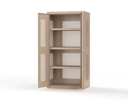 Heavy Duty 18 GA Ventilated Cabinet - 36 in. W x 24 in. D x 72 in. H - 36-VBS-243-P-1019