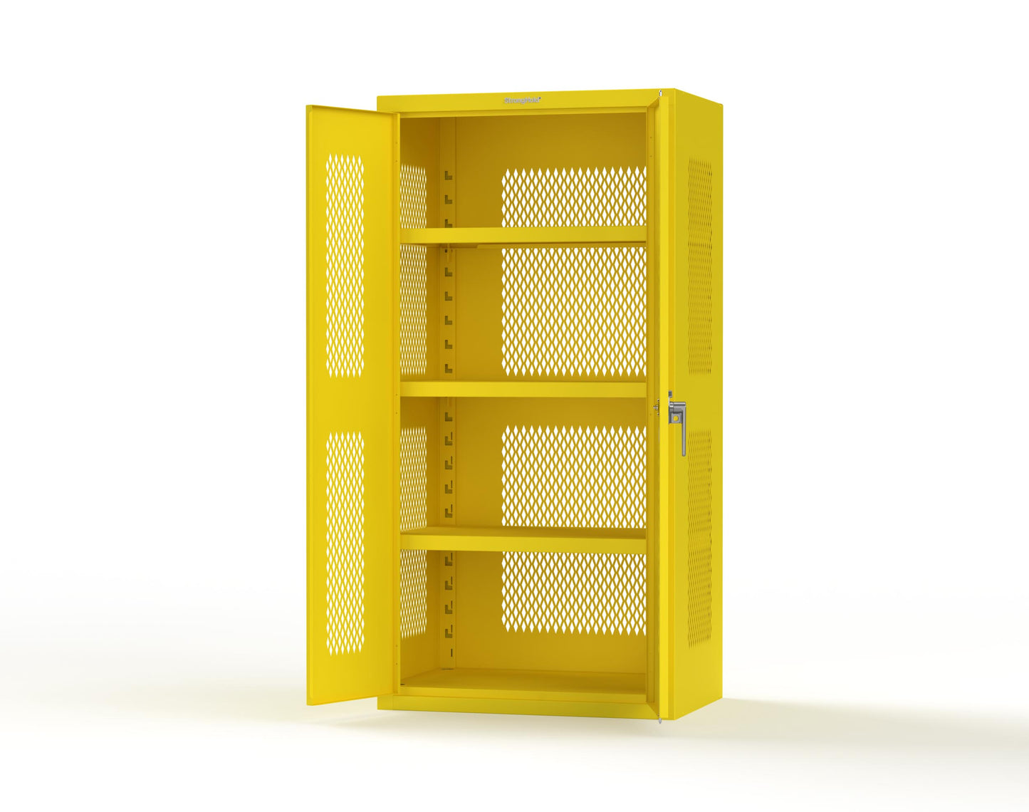 Heavy Duty 18 GA Ventilated Cabinet - 36 in. W x 24 in. D x 72 in. H - 36-VBS-243-P-1021