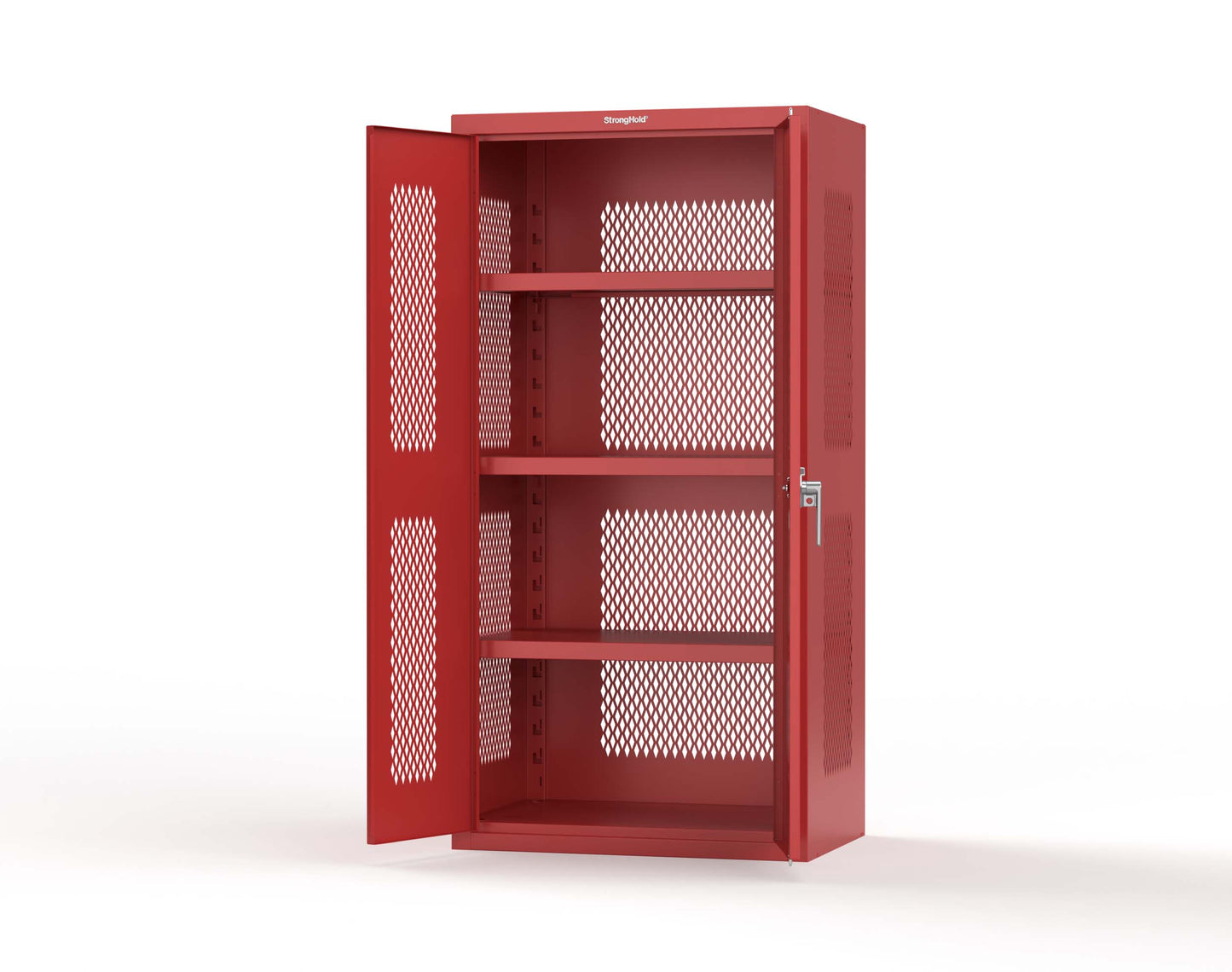 Heavy Duty 18 GA Ventilated Cabinet - 36 in. W x 24 in. D x 72 in. H - 36-VBS-243-P-3001