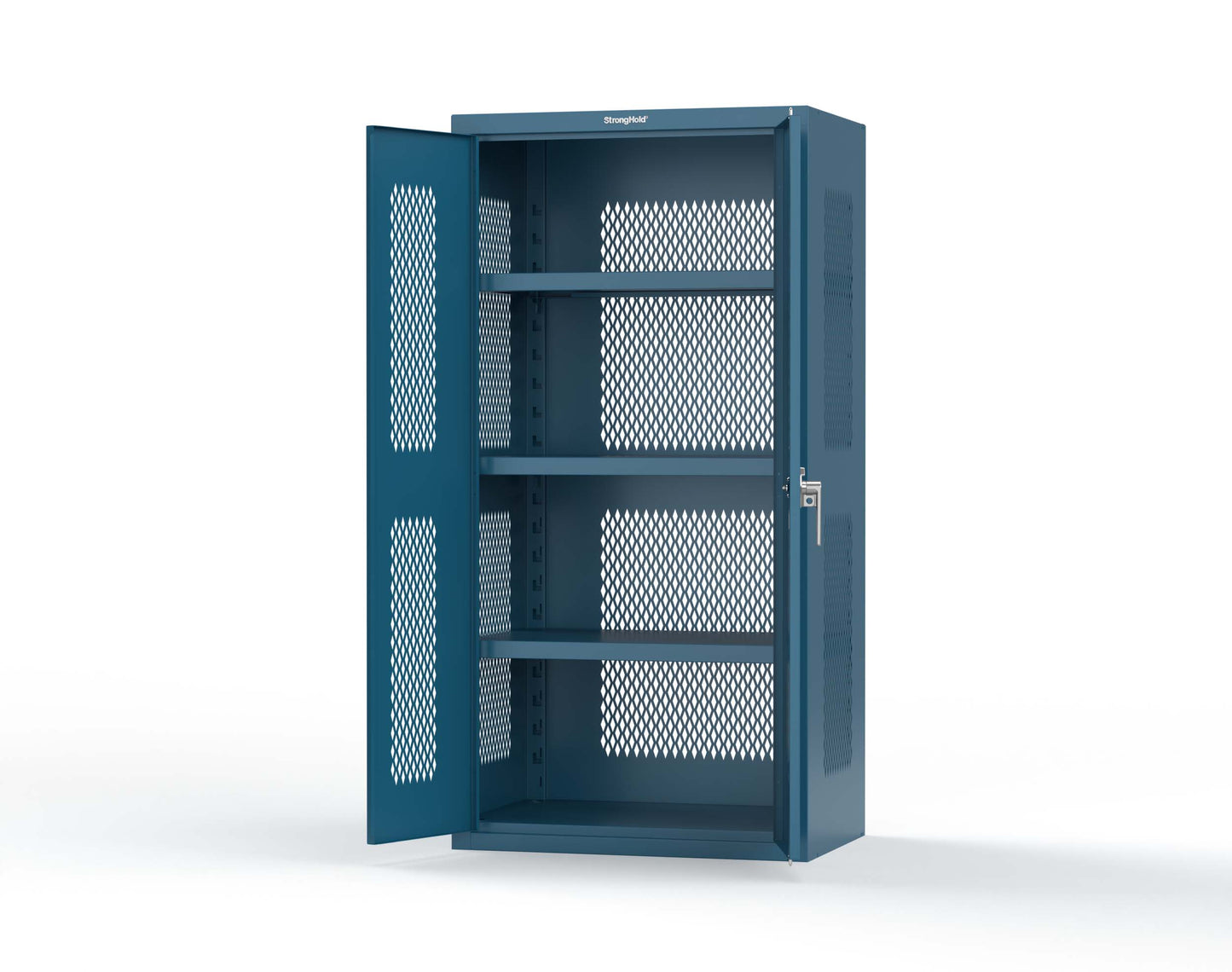 Heavy Duty 18 GA Ventilated Cabinet - 36 in. W x 24 in. D x 72 in. H - 36-VBS-243-P-5001