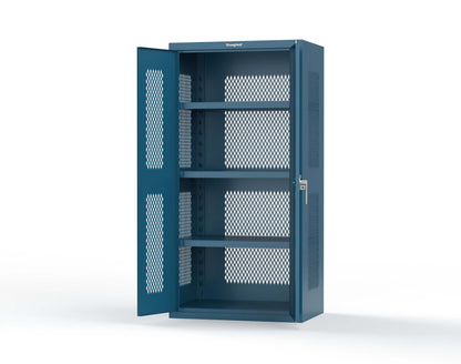 Heavy Duty 18 GA Ventilated Cabinet - 36 in. W x 24 in. D x 72 in. H - 36-VBS-243-P-5001