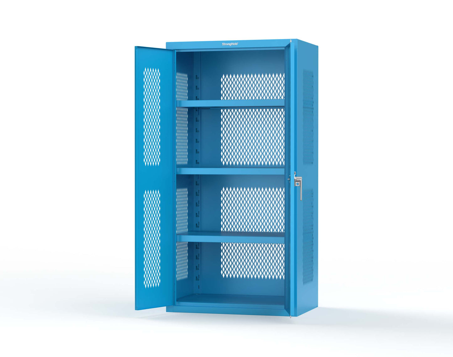 Heavy Duty 18 GA Ventilated Cabinet - 36 in. W x 24 in. D x 72 in. H - 36-VBS-243-P-5012