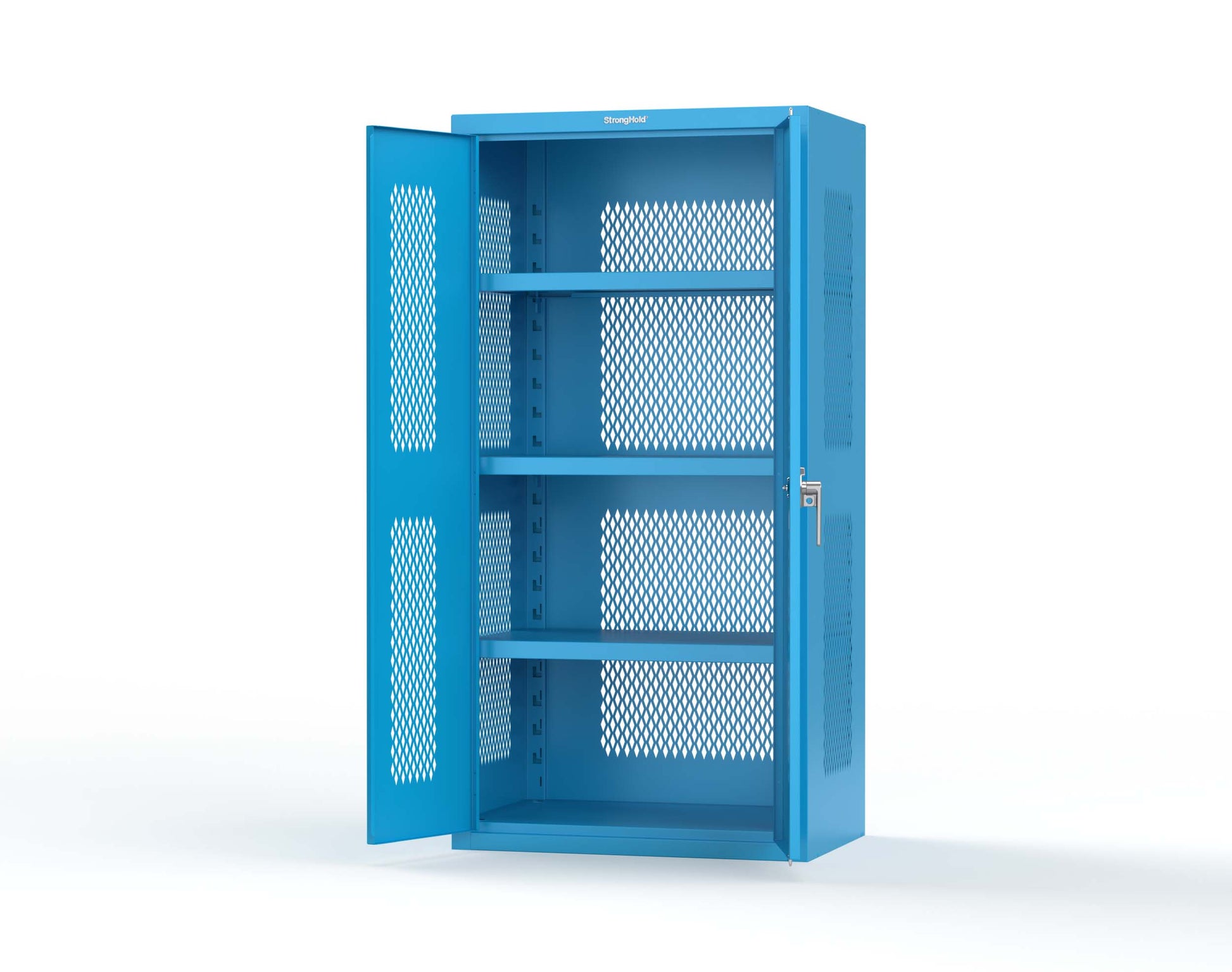 Heavy Duty 18 GA Ventilated Cabinet - 36 in. W x 24 in. D x 72 in. H - 36-VBS-243-P-5012
