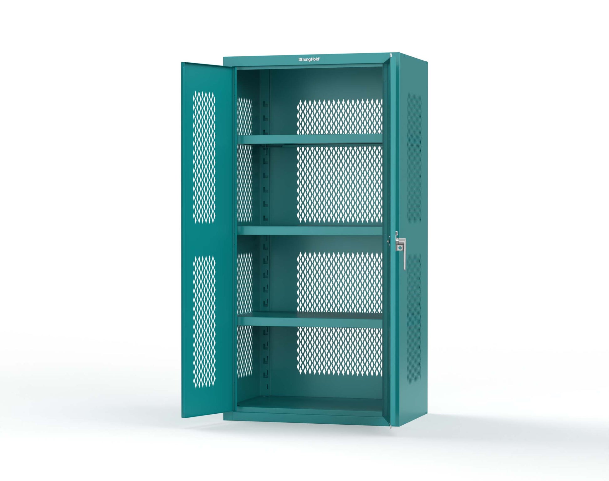 Heavy Duty 18 GA Ventilated Cabinet - 36 in. W x 24 in. D x 72 in. H - 36-VBS-243-P-5021