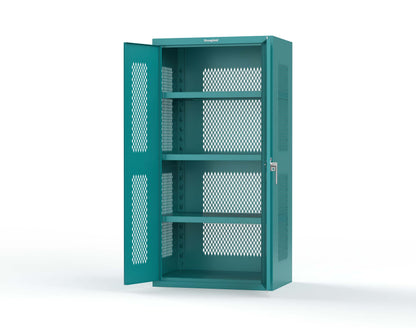Heavy Duty 18 GA Ventilated Cabinet - 36 in. W x 24 in. D x 72 in. H - 36-VBS-243-P-5021
