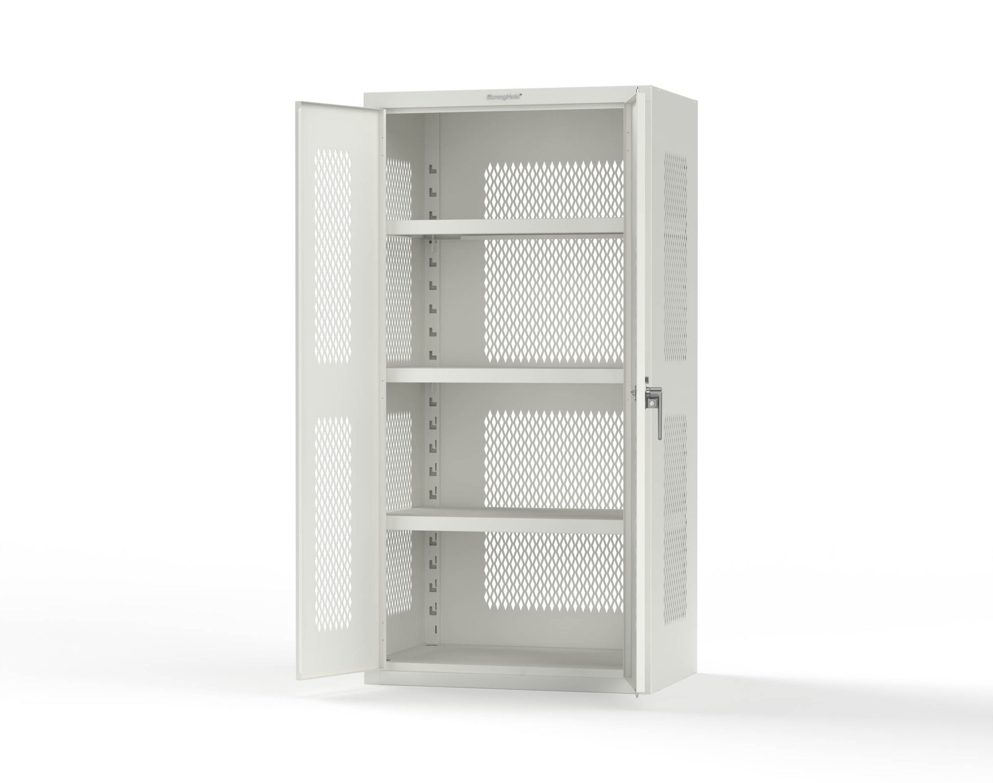 Heavy Duty 18 GA Ventilated Cabinet - 36 in. W x 24 in. D x 72 in. H - 36-VBS-243-P-9003