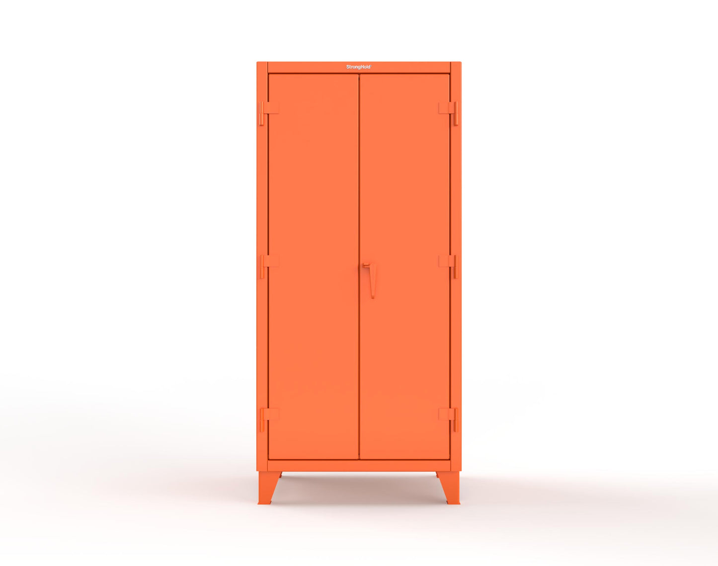 Extreme Duty 12 GA Uniform Cabinet with 7 Drawers, Pegboard, 3 Shelves - 36 In. W x 24 In. D x 78 In. H - 36-W-243-7DB-PB-2009