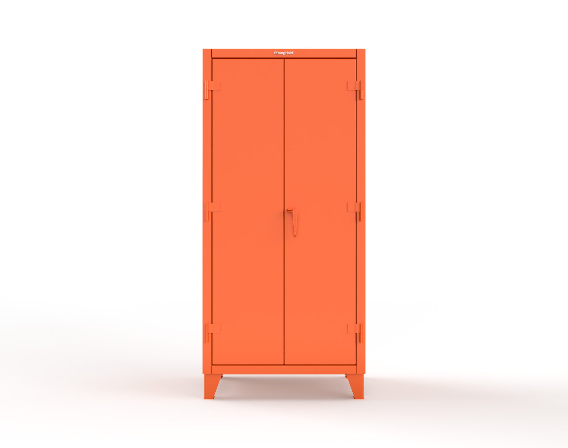 Extreme Duty 12 GA Uniform Cabinet with 4 Drawers, Pegboard, 4 Shelves - 36 In. W x 24 In. D x 78 In. H - 36-W-244-4DB-PB-2009