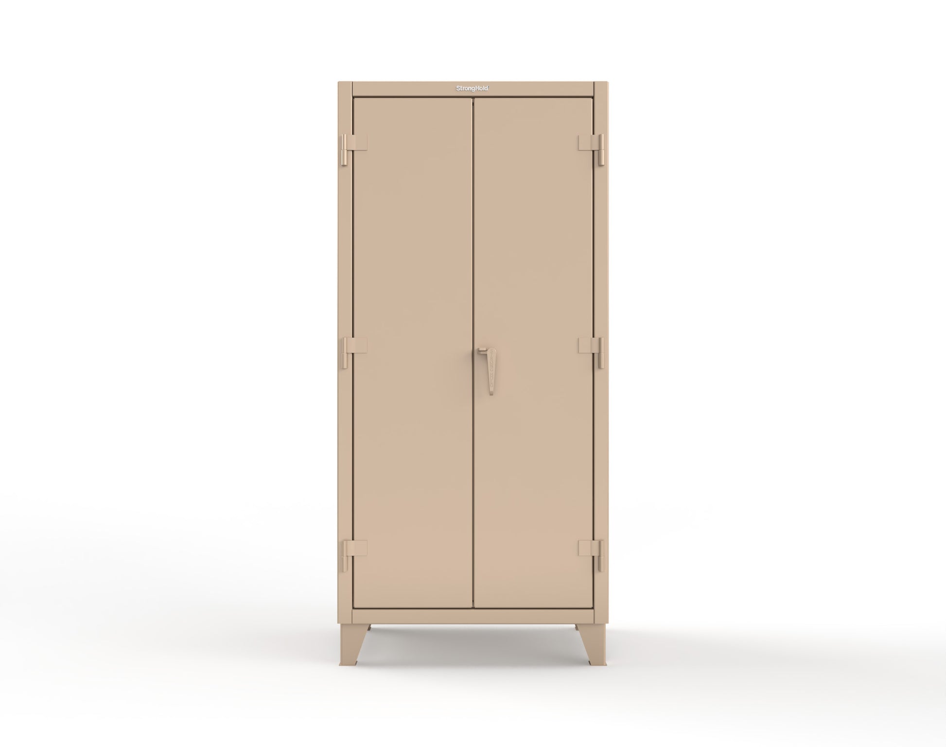 Extreme Duty 12 GA Uniform Cabinet with 4 Drawers, 4 Shelves - 36 In. W x 24 In. D x 78 In. H - 36-W-244-4DB-1019