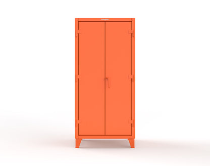 Extreme Duty 12 GA Uniform Cabinet with 4 Drawers, 4 Shelves - 36 In. W x 24 In. D x 78 In. H - 36-W-244-4DB-2009