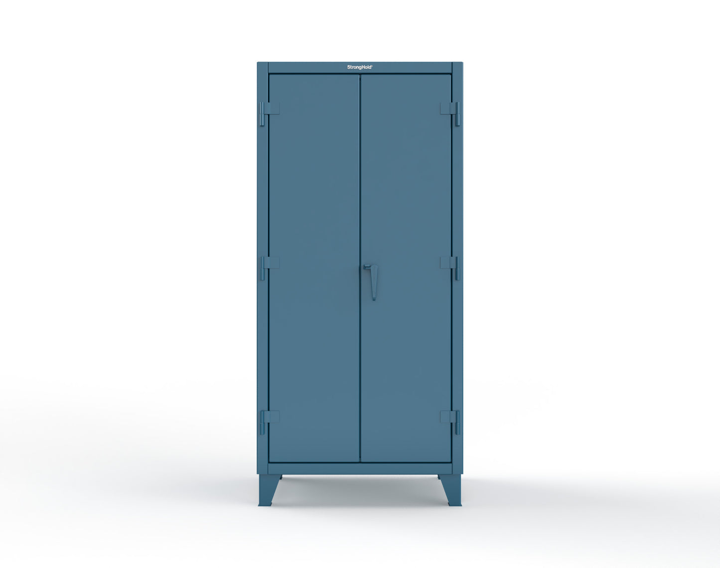 Extreme Duty 12 GA Uniform Cabinet with 4 Drawers, 4 Shelves - 36 In. W x 24 In. D x 78 In. H - 36-W-244-4DB-5001