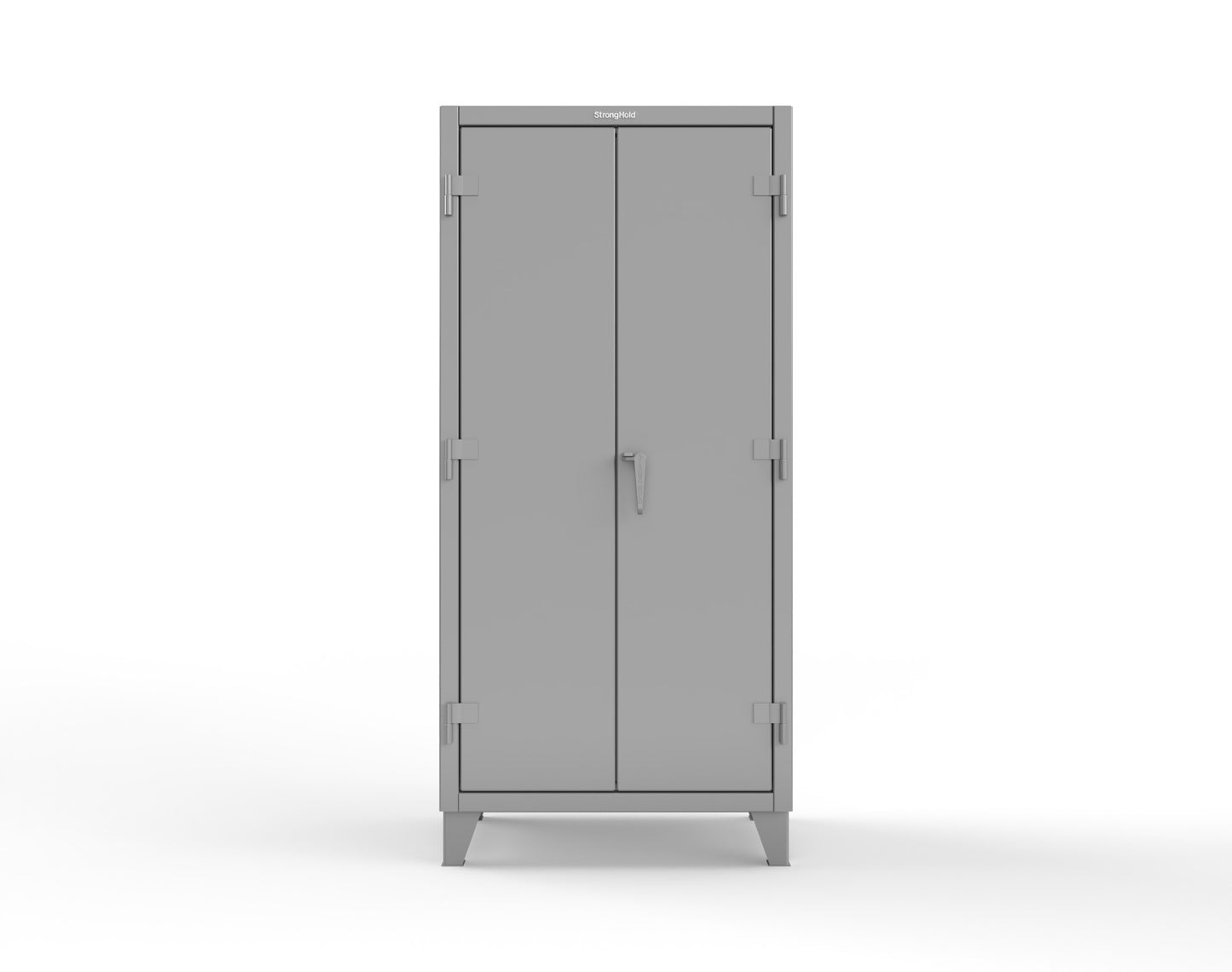 Extreme Duty 12 GA Uniform Cabinet with 4 Drawers, 4 Shelves - 36 In. W x 24 In. D x 78 In. H - 36-W-244-4DB-7037