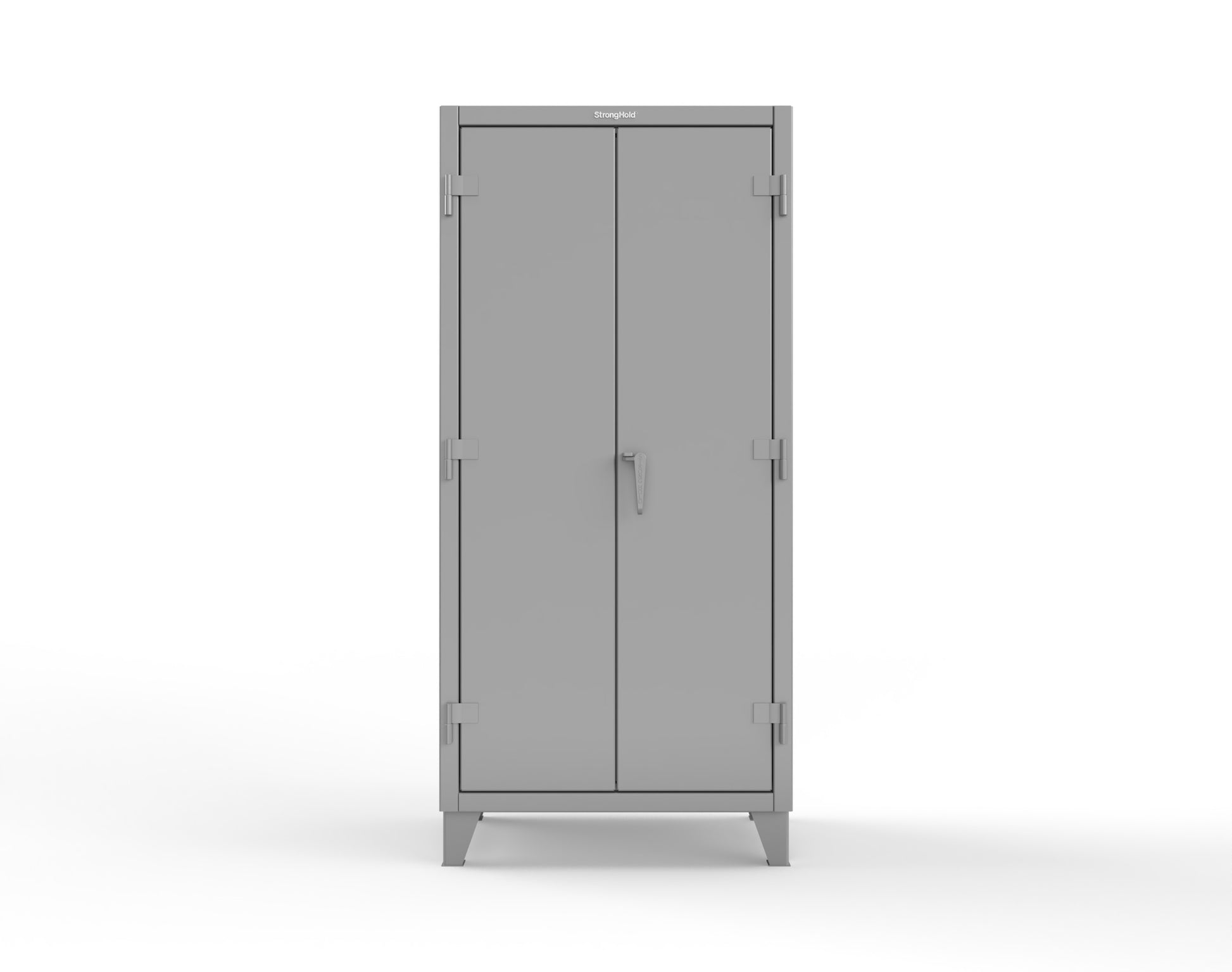 Extreme Duty 12 GA Uniform Cabinet with 4 Drawers, 4 Shelves - 36 In. W x 24 In. D x 78 In. H - 36-W-244-4DB-7037
