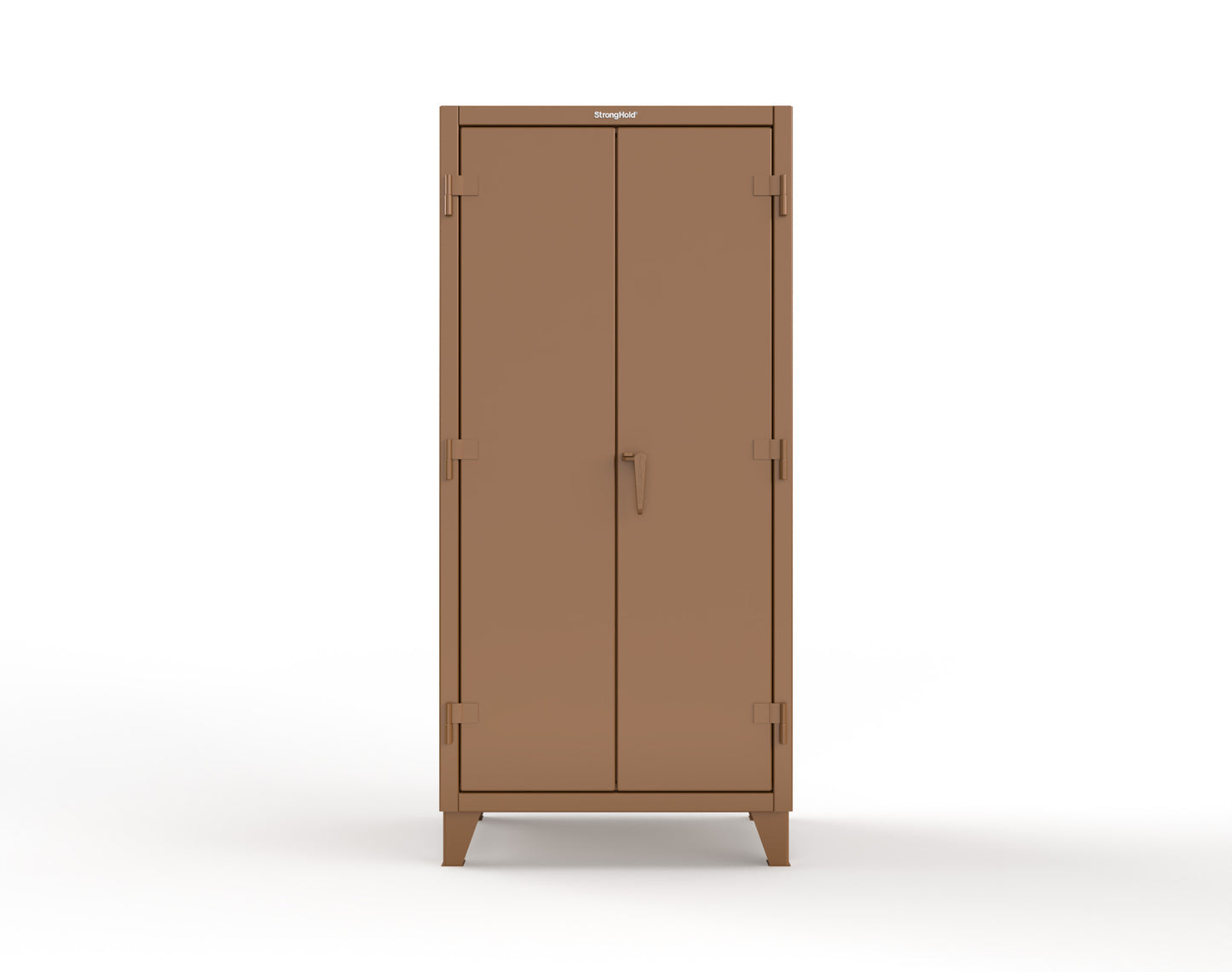 Extreme Duty 12 GA Uniform Cabinet with 4 Drawers, 4 Shelves - 36 In. W x 24 In. D x 78 In. H - 36-W-244-4DB-8008