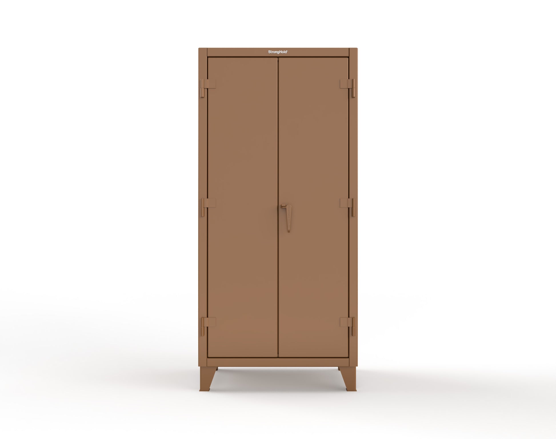 Extreme Duty 12 GA Uniform Cabinet with 4 Drawers, 4 Shelves - 36 In. W x 24 In. D x 78 In. H - 36-W-244-4DB-8008