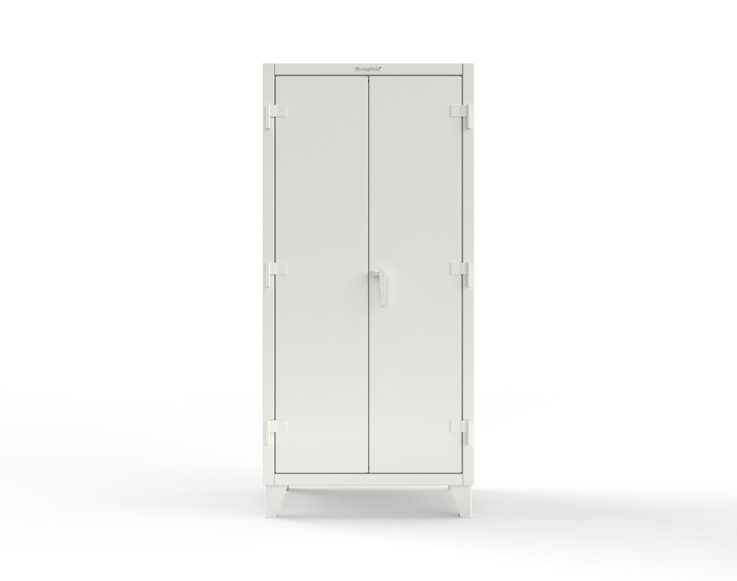 Extreme Duty 12 GA Uniform Cabinet with 4 Drawers, 4 Shelves - 36 In. W x 24 In. D x 78 In. H - 36-W-244-4DB-9003