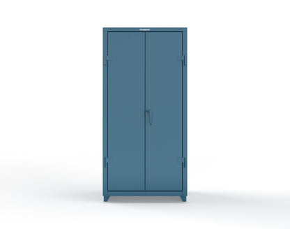 Extra Heavy Duty 14 GA Uniform Cabinet with 5 Shelves - 36 In. W x 24 In. D x 75 In. H - 36-W-245-L-5001