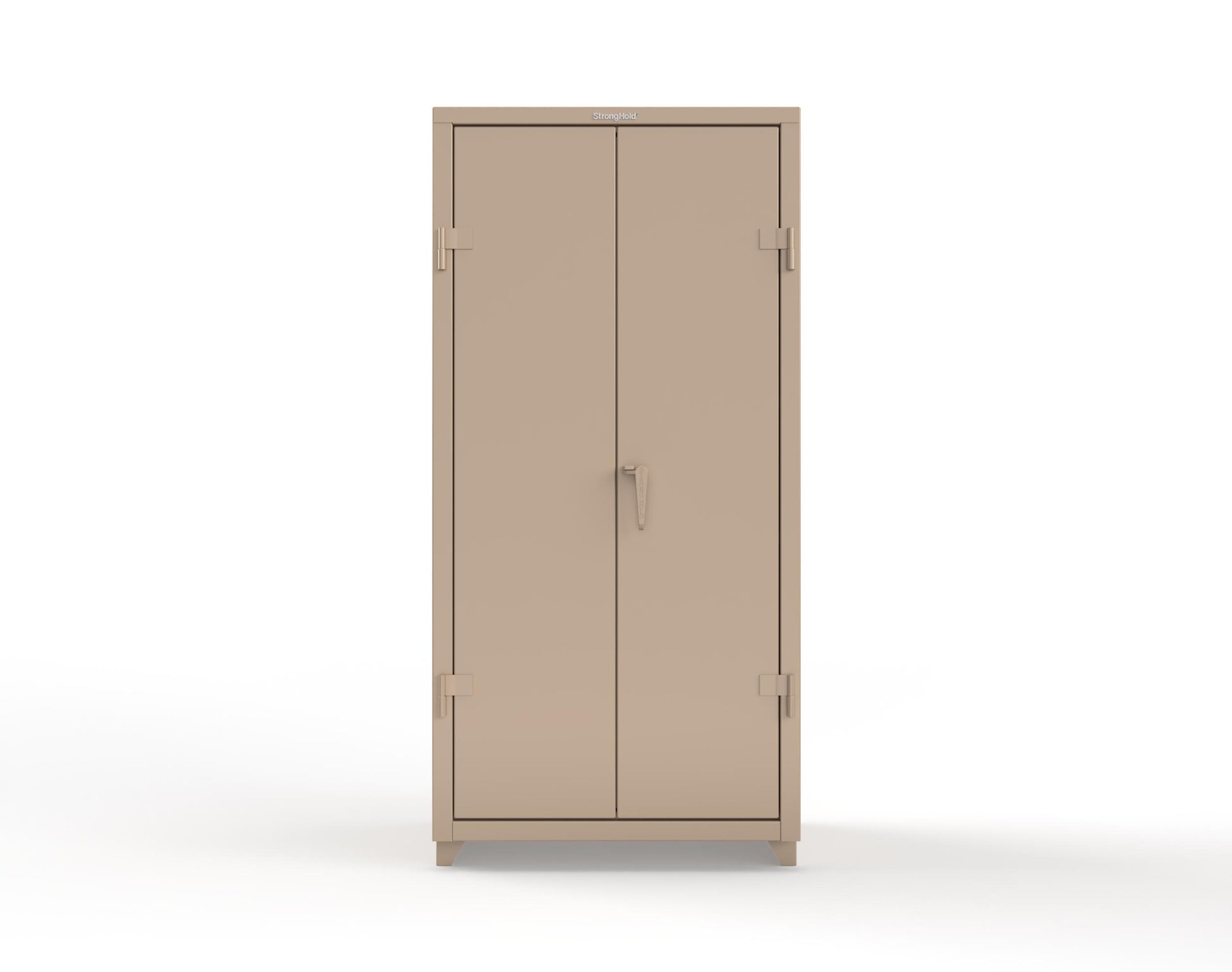 Extra Heavy Duty 14 GA Uniform Cabinet with Hanger Rod, 1 Shelf - 36 In. W x 24 In. D x 75 In. H - 36-WR-241-L-1019