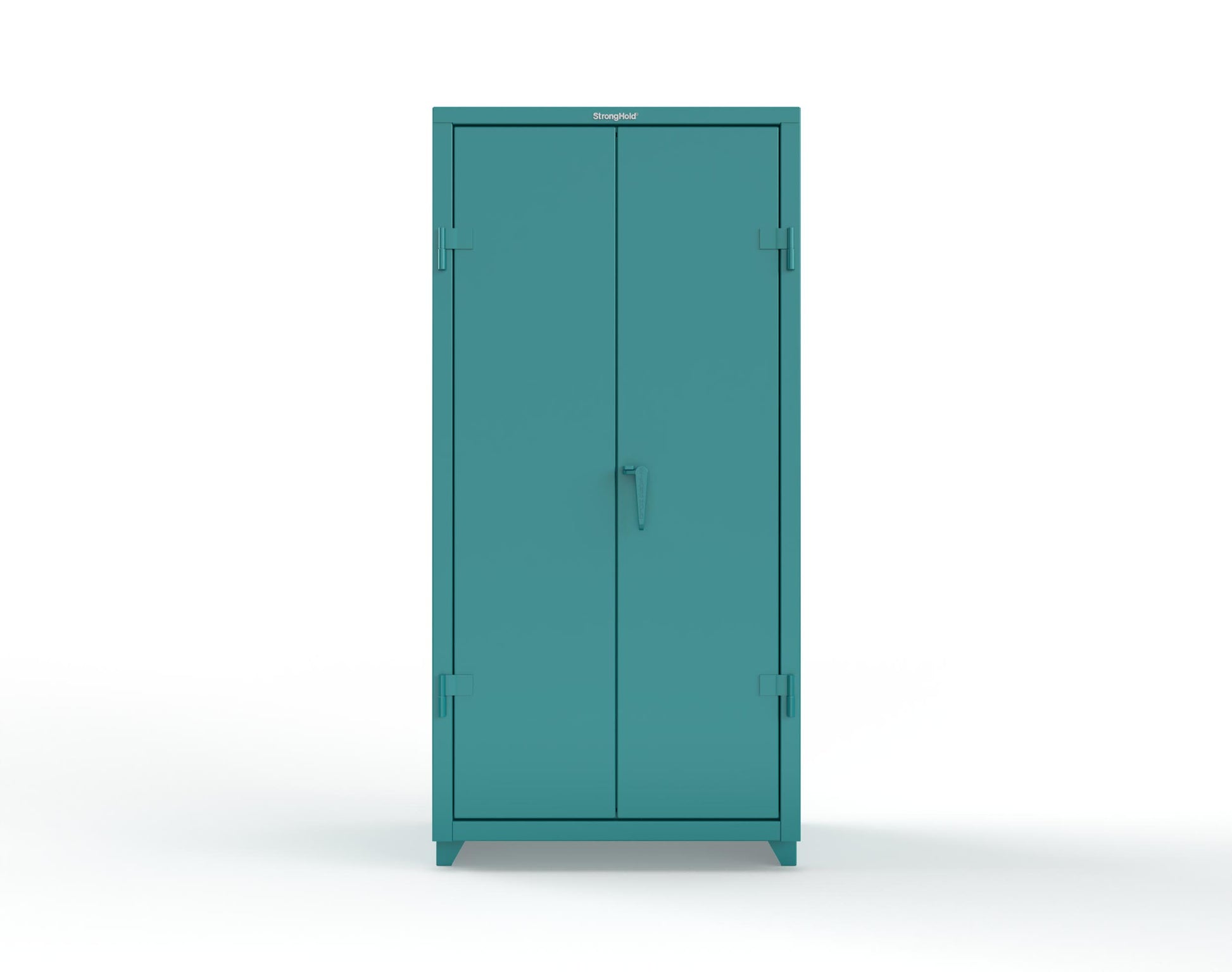 Extra Heavy Duty 14 GA Uniform Cabinet with Hanger Rod, 1 Shelf - 36 In. W x 24 In. D x 75 In. H - 36-WR-241-L-5021
