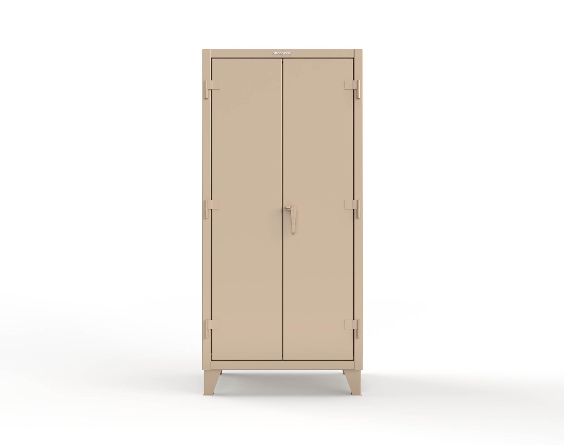 Extreme Duty 12 GA Uniform Cabinet with Hanger Rod, 1 Shelf - 36 In. W x 24 In. D x 78 In. H - 36-WR-241-1019