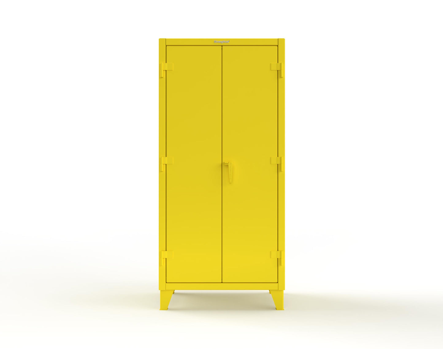 Extreme Duty 12 GA Uniform Cabinet with Hanger Rod, 1 Shelf - 36 In. W x 24 In. D x 78 In. H - 36-WR-241-1021