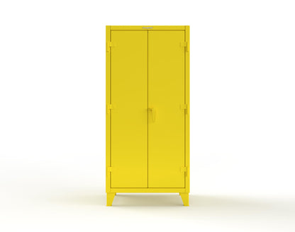 Extreme Duty 12 GA Uniform Cabinet with Hanger Rod, 1 Shelf - 36 In. W x 24 In. D x 78 In. H - 36-WR-241-1021