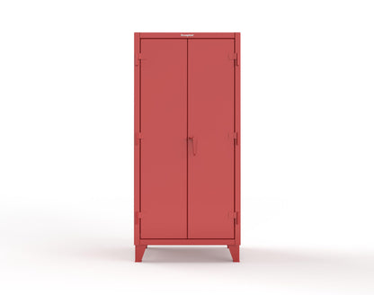 Extreme Duty 12 GA Uniform Cabinet with Hanger Rod, 1 Shelf - 36 In. W x 24 In. D x 78 In. H - 36-WR-241-3001