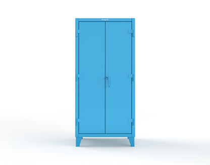 Extreme Duty 12 GA Uniform Cabinet with Hanger Rod, 1 Shelf - 36 In. W x 24 In. D x 78 In. H - 36-WR-241-5012