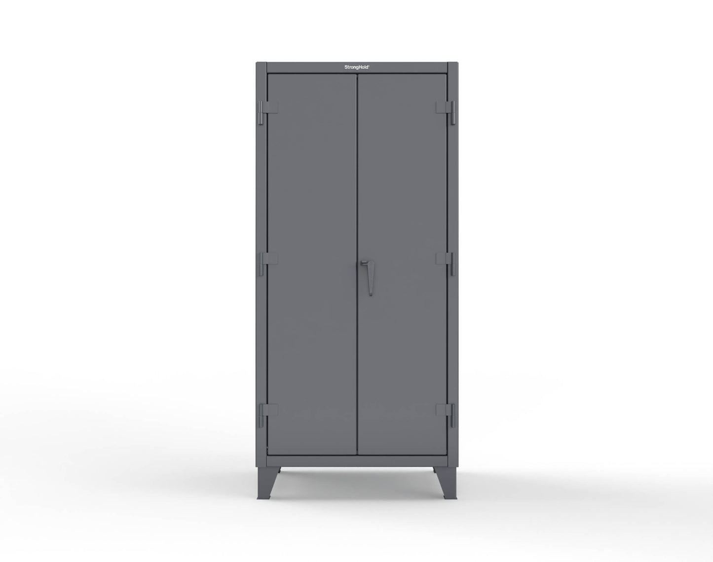 Extreme Duty 12 GA Uniform Cabinet with Hanger Rod, 1 Shelf - 36 In. W x 24 In. D x 78 In. H - 36-WR-241-7024