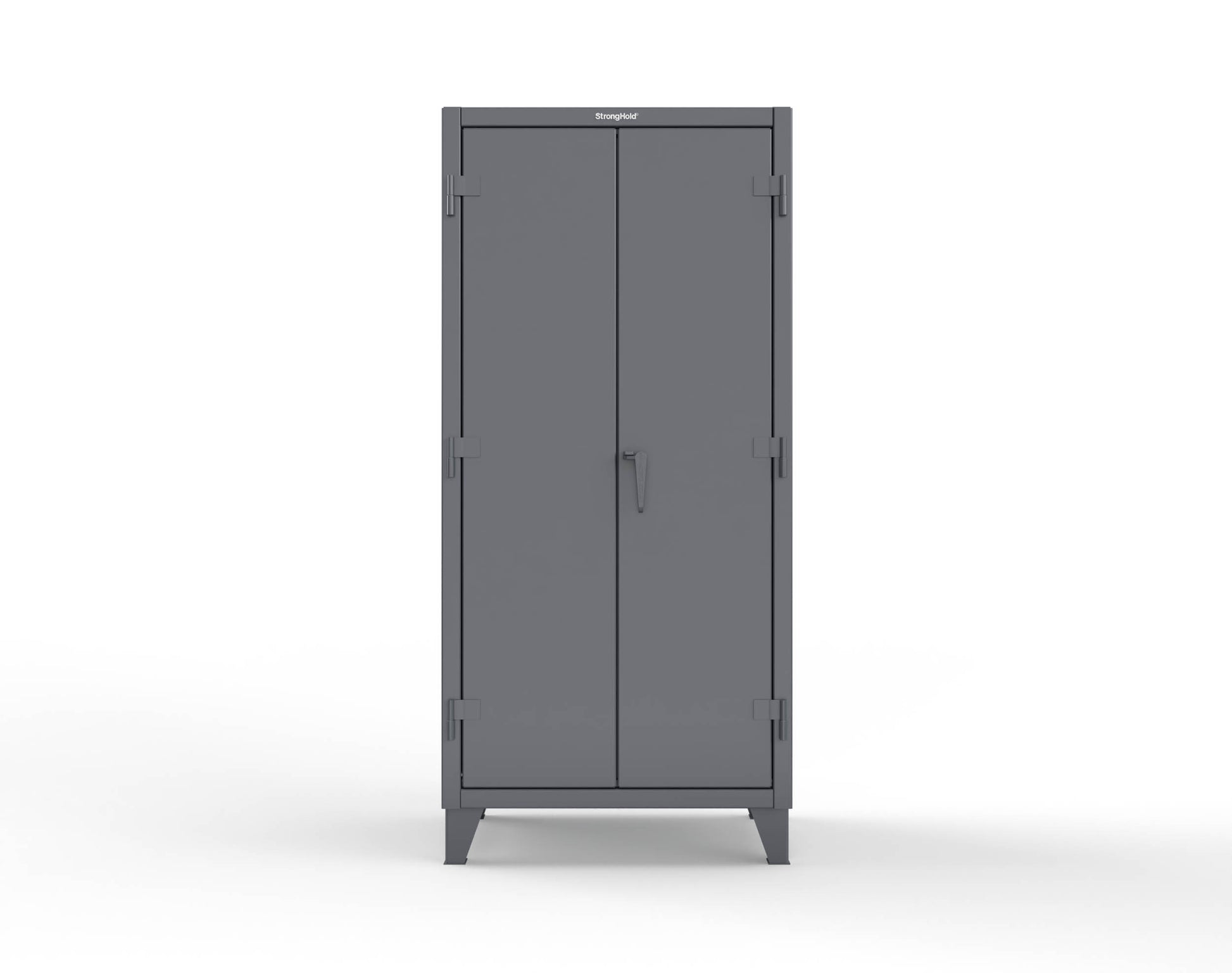 Extreme Duty 12 GA Uniform Cabinet with Hanger Rod, 1 Shelf - 36 In. W x 24 In. D x 78 In. H - 36-WR-241-7024