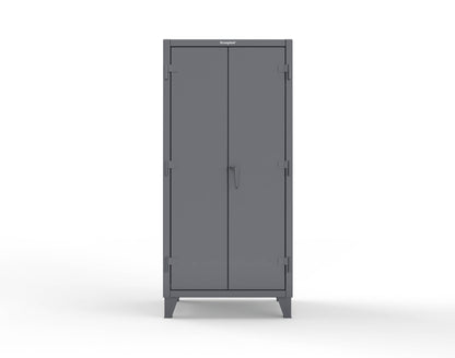 Extreme Duty 12 GA Uniform Cabinet with Hanger Rod, 1 Shelf - 36 In. W x 24 In. D x 78 In. H - 36-WR-241-7024