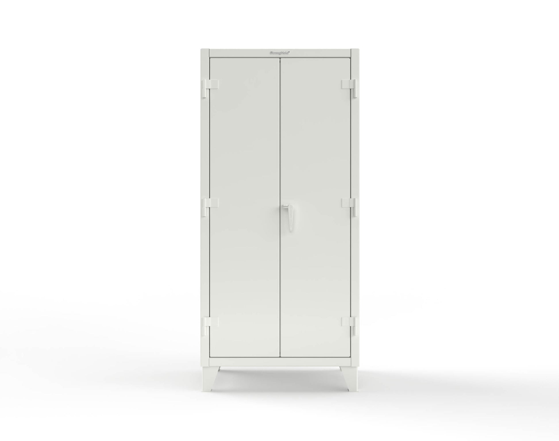 Extreme Duty 12 GA Uniform Cabinet with Hanger Rod, 1 Shelf - 36 In. W x 24 In. D x 78 In. H - 36-WR-241-9003