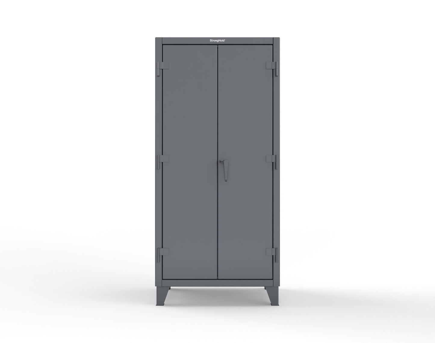 Extreme Duty 12 GA Uniform Cabinet with 7 Drawers, 3 Shelves - 36 In. W x 24 In. D x 78 In. H - 36-W-243-7DB-7024