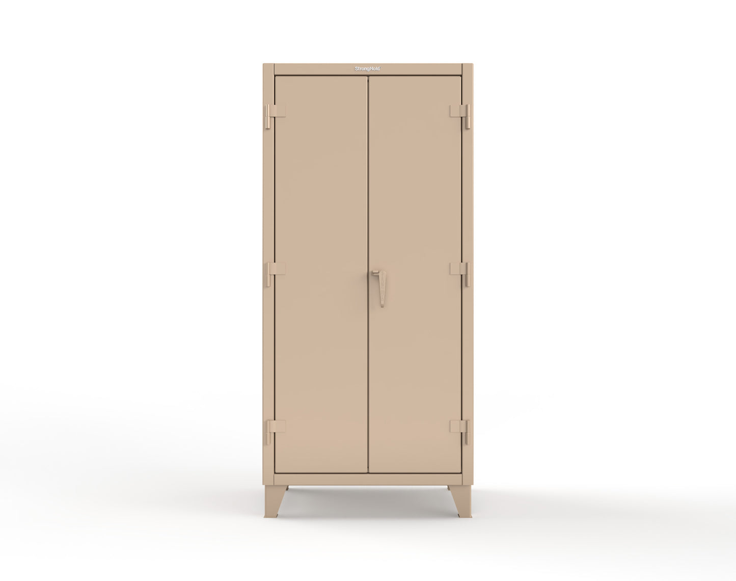 Extreme Duty 12 GA Uniform Cabinet with 7 Drawers, 3 Shelves - 36 In. W x 24 In. D x 78 In. H - 36-W-243-7DB-1019
