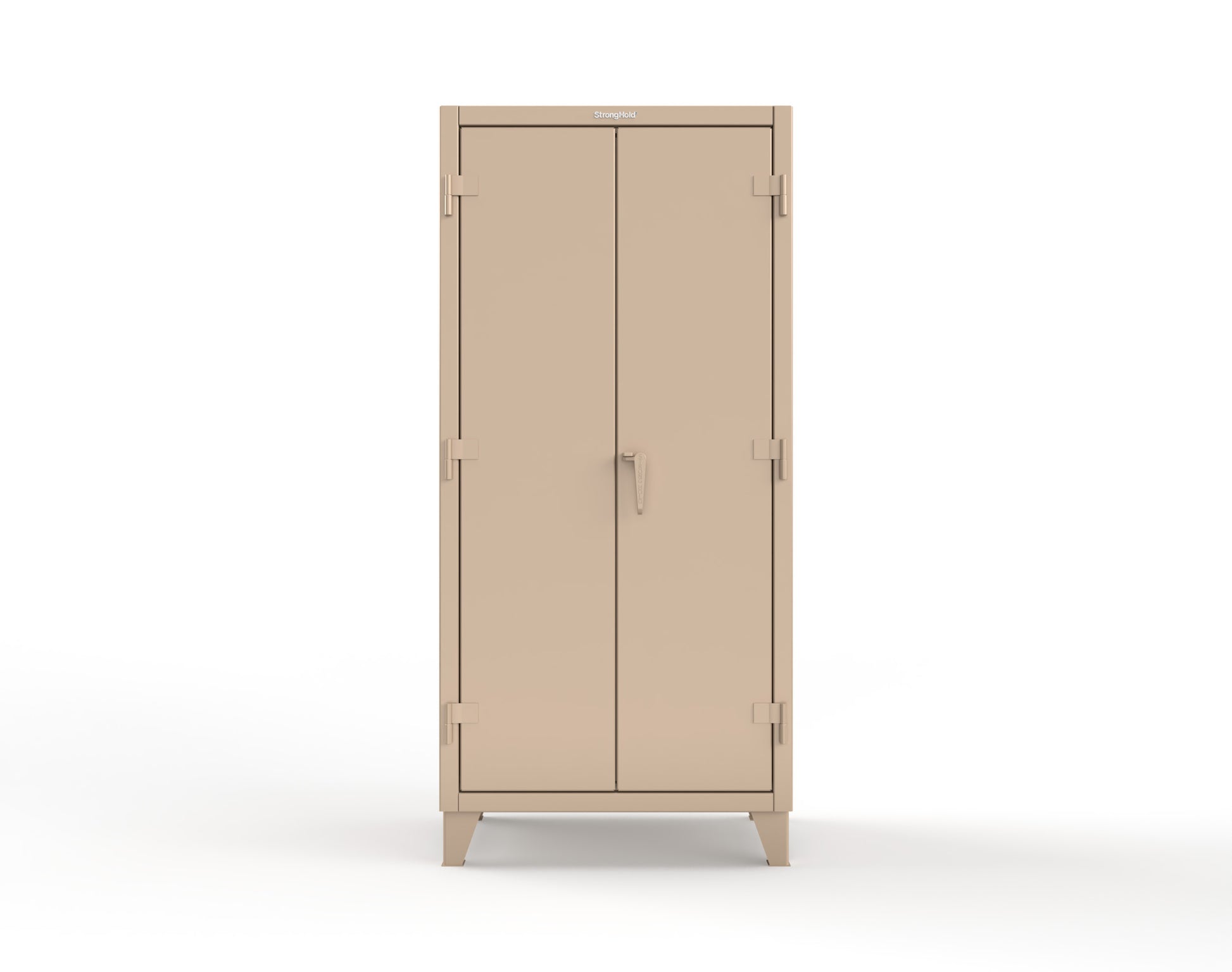 Extreme Duty 12 GA Uniform Cabinet with 7 Drawers, 3 Shelves - 36 In. W x 24 In. D x 78 In. H - 36-W-243-7DB-1019