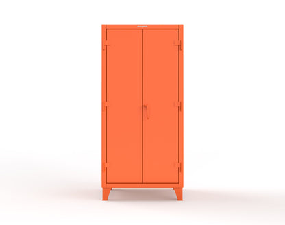 Extreme Duty 12 GA Uniform Cabinet with 7 Drawers, 3 Shelves - 36 In. W x 24 In. D x 78 In. H - 36-W-243-7DB-2009