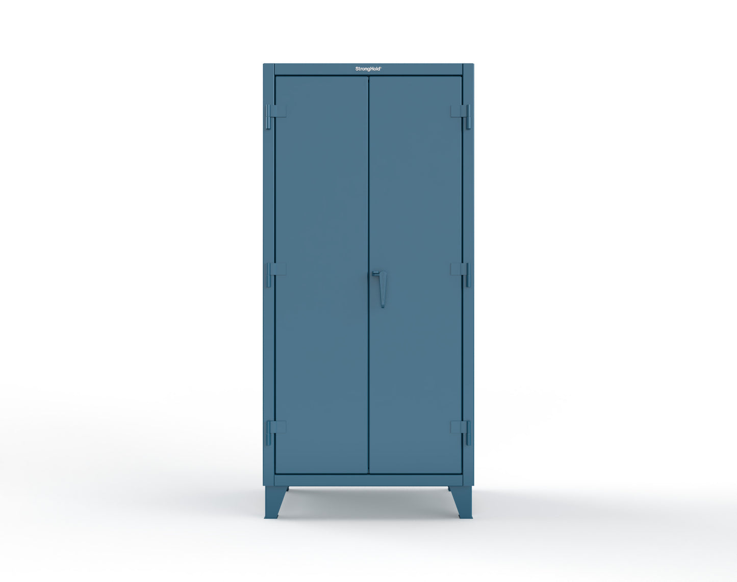 Extreme Duty 12 GA Uniform Cabinet with 7 Drawers, 3 Shelves - 36 In. W x 24 In. D x 78 In. H - 36-W-243-7DB-5001